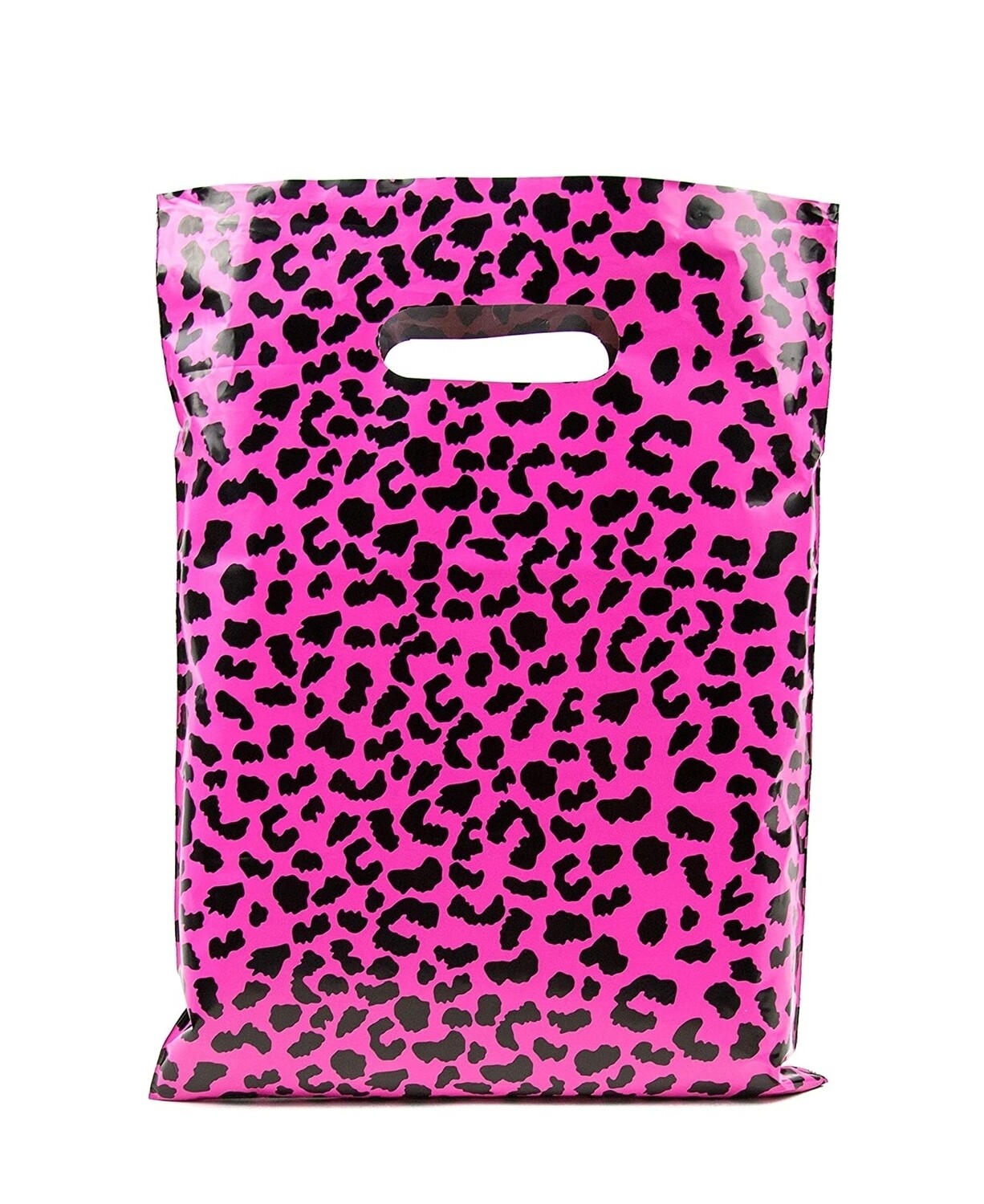 Merchandise Bags 9x12 Hot Pink Cheetah