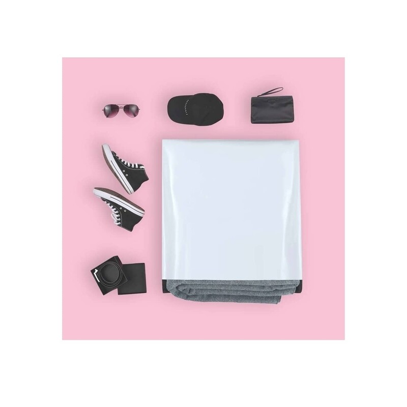 24x24 Inch White Poly Mailers 