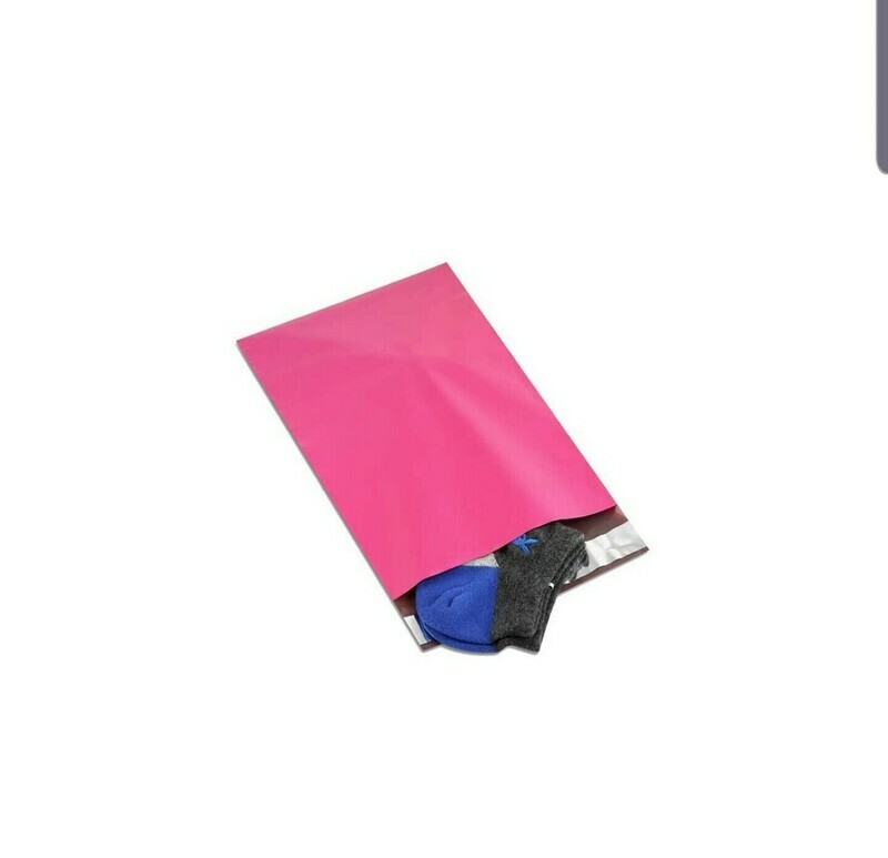 6x9 Inch Poly Mailers Pink