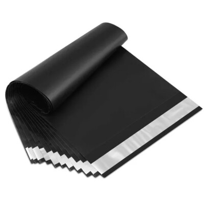 6x9 Inch Poly Mailers black