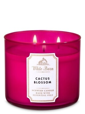 Bath and body works 3 wick candle- cactus blossom 