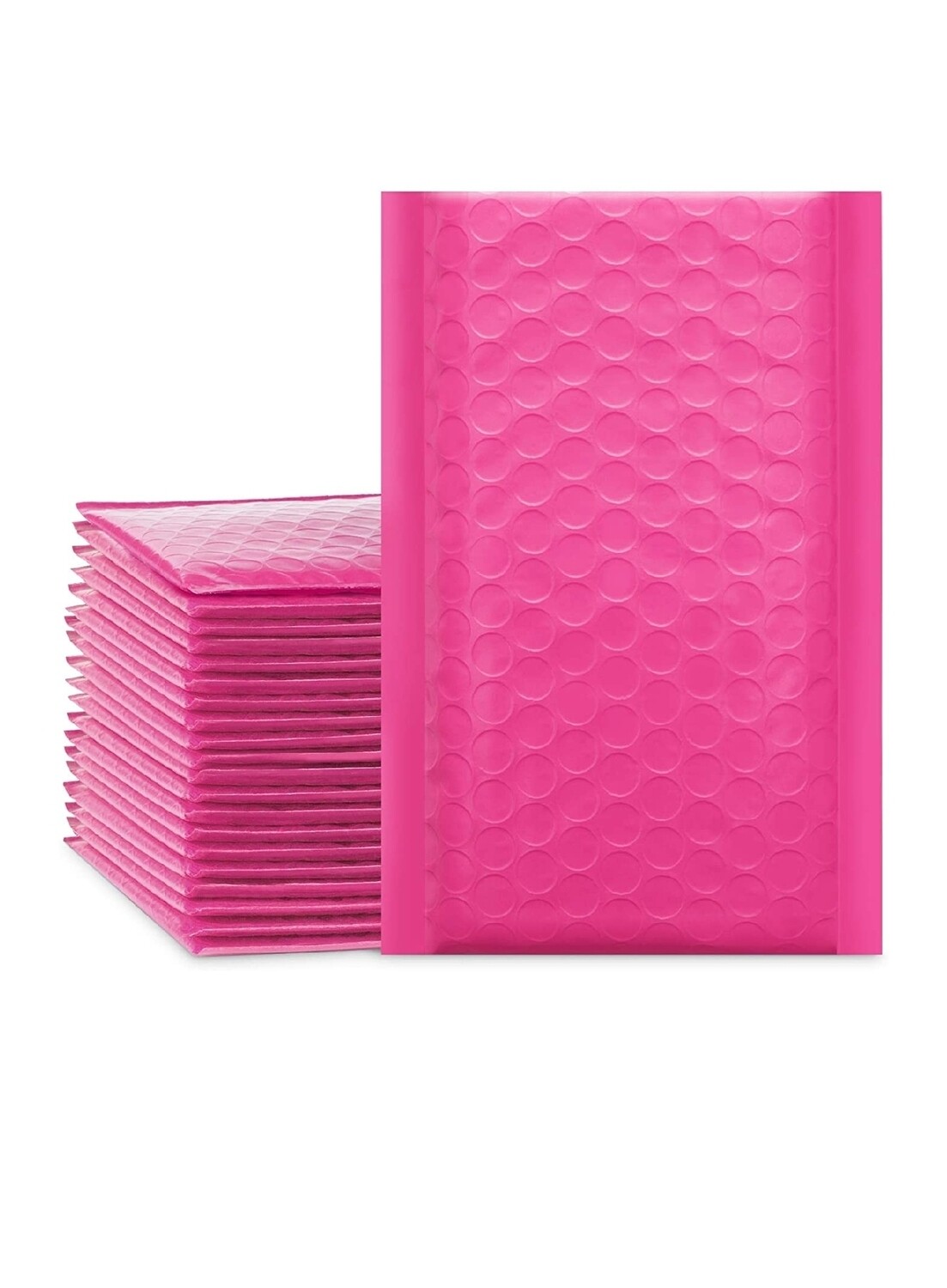 4x8 Inch pink Poly Bubble Mailers Padded Envelopes