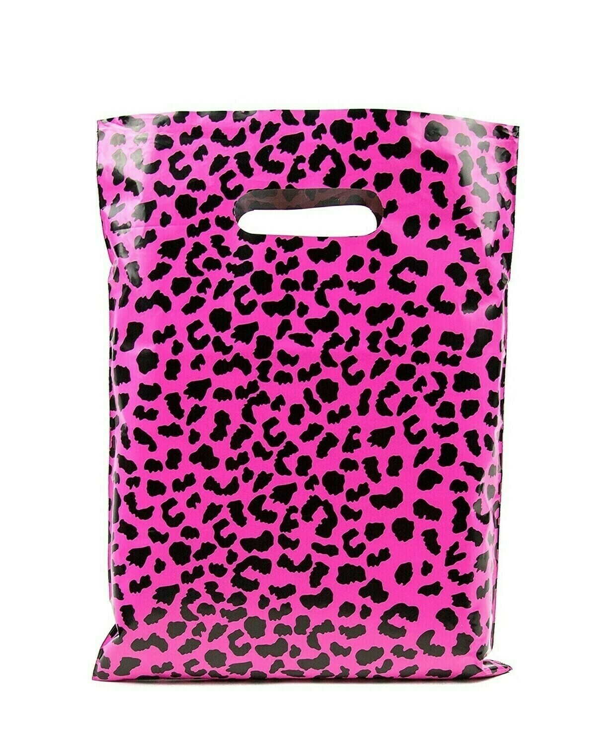 Merchandise Bags 12x15 - Hot Pink Cheetah