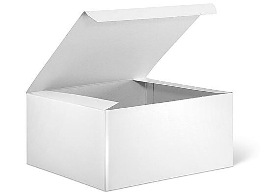 Gift Boxes - 8 x 8 x 4", White Gloss