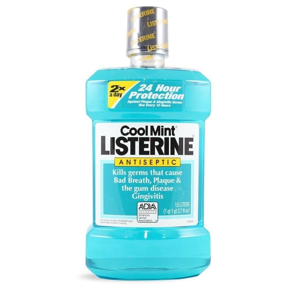 Listerine Cool Mint Mouth Wash, 1.5 Liters- very big
