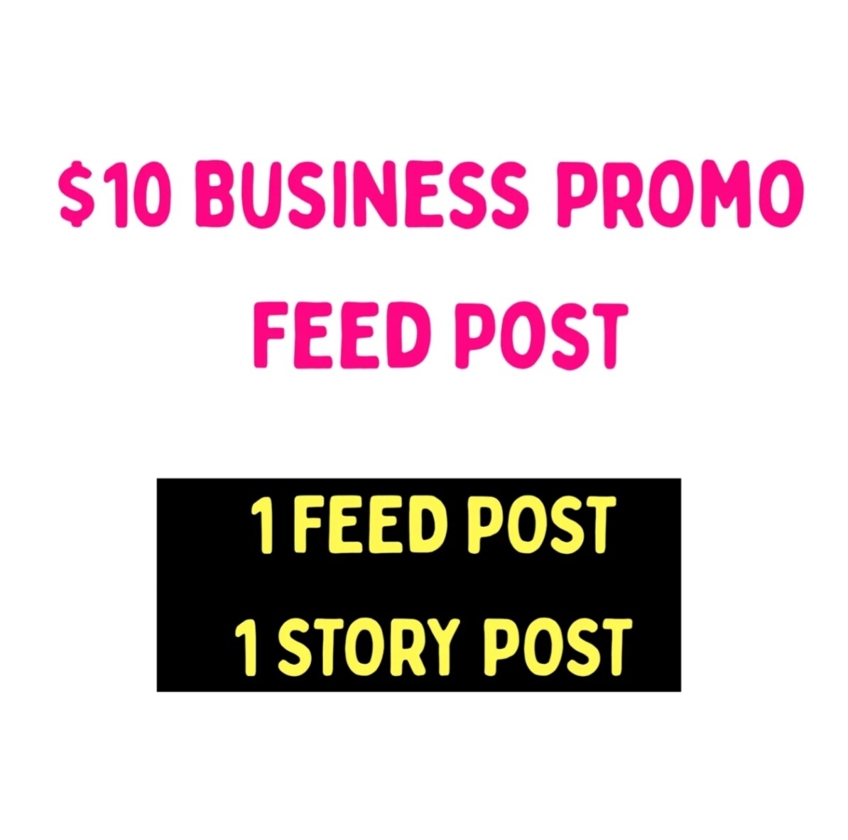 IG PROMOTION (FEED+ STATUS) 24 HOURS