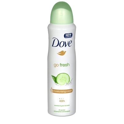 Dove Go Fresh Deodorant Spray Cucumber, 150ml
