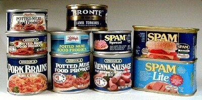 Canned meat