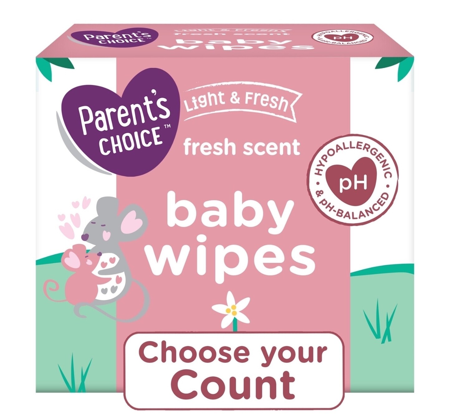 Parent's Choice Fresh Scent Baby Wipes (800 wipes)