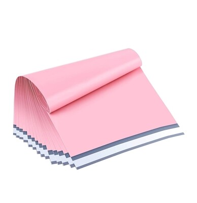 6x9 Inch Poly Mailers Light Pink
