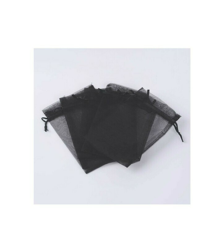 6x9 inch Organza Drawstring Bags mixed colours (per bag)