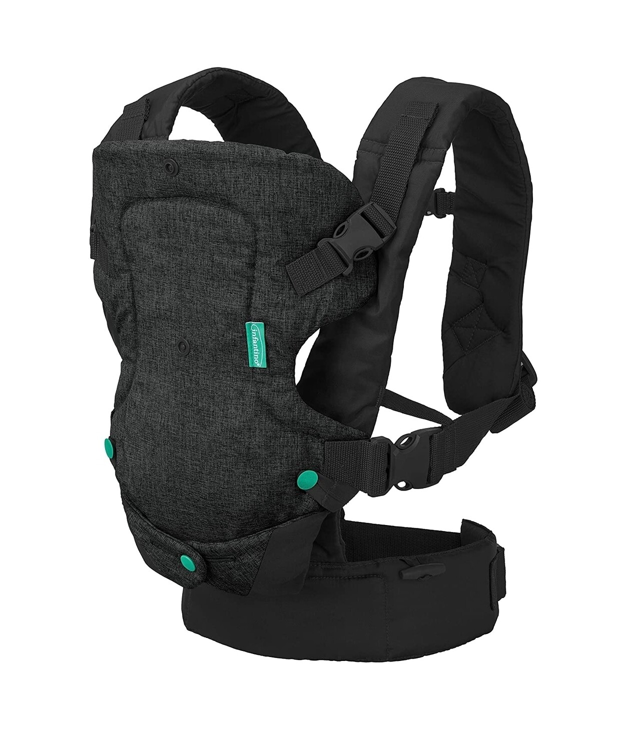 Infantino Flip 4-in-1 Carrier - Ergonomic, Convertible, face-in and face-Out, Front and Back Carry for Newborns and Older Babies 8-32 lbs