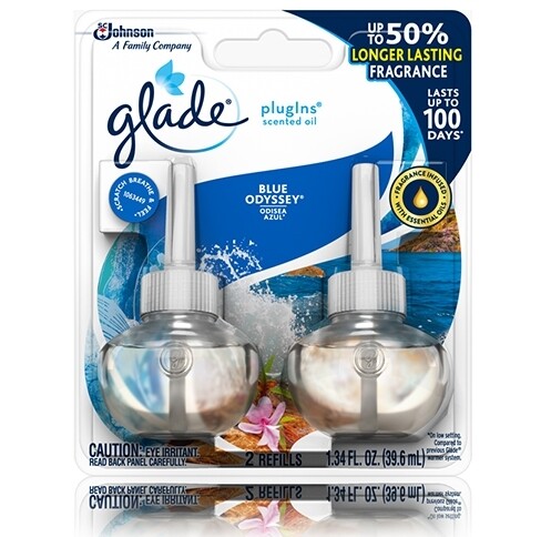 Glade Refills per bottle- blue odyssey 