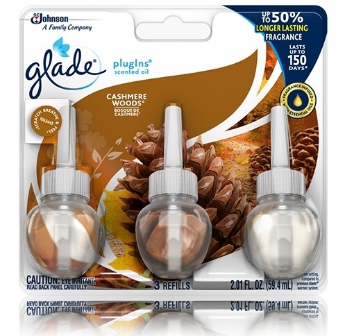 Glade refills per bottle- Cashmere Wood