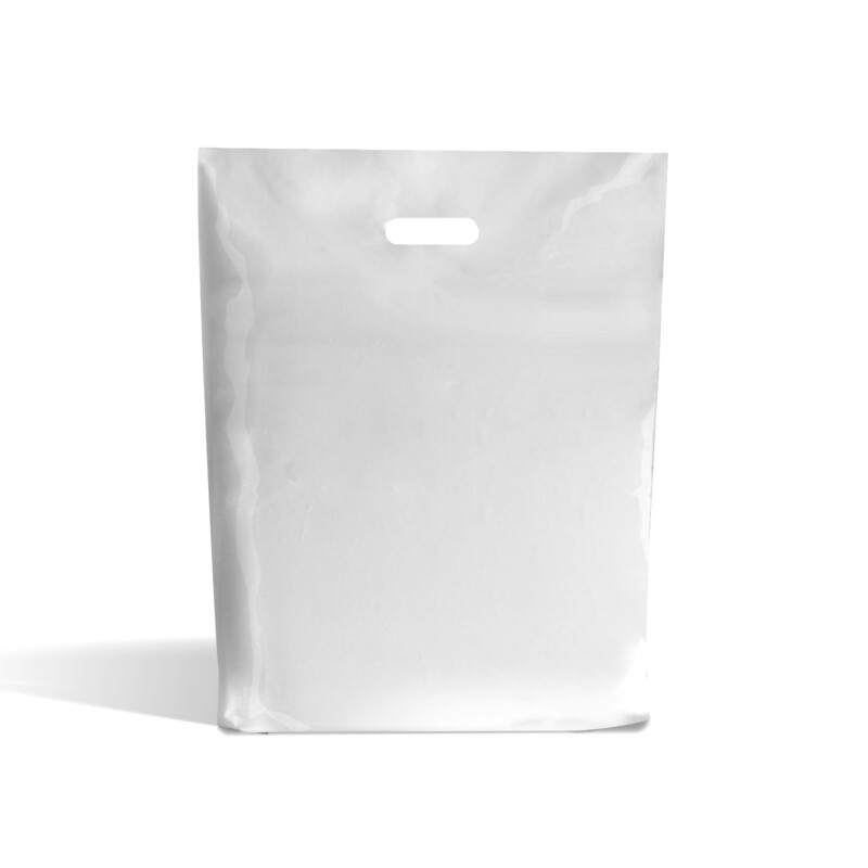 9x12 thank  you plastic merchandise  bags white