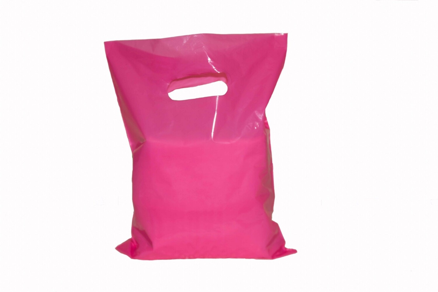 9x12 thank  you plastic merchandise  bags pink