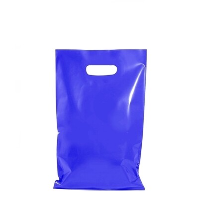 9x12 thank  you plastic merchandise  bags blue 