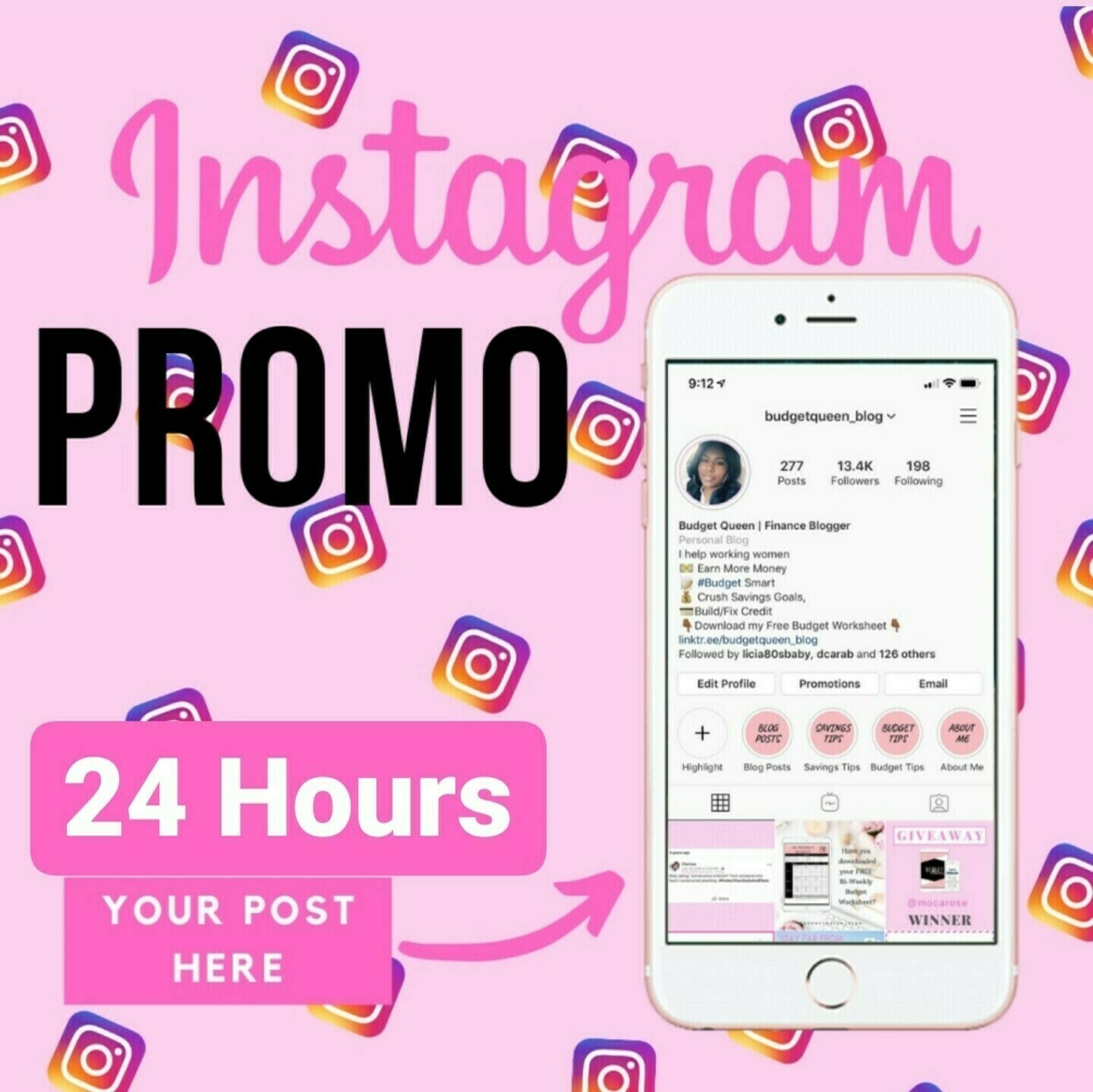 Instagram Page+ Story Promo