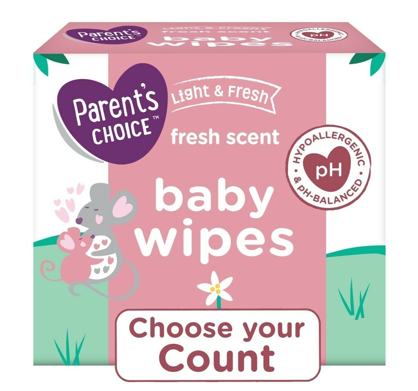 Parent's Choice Fresh Scent Baby Wipes (1200 wipes)