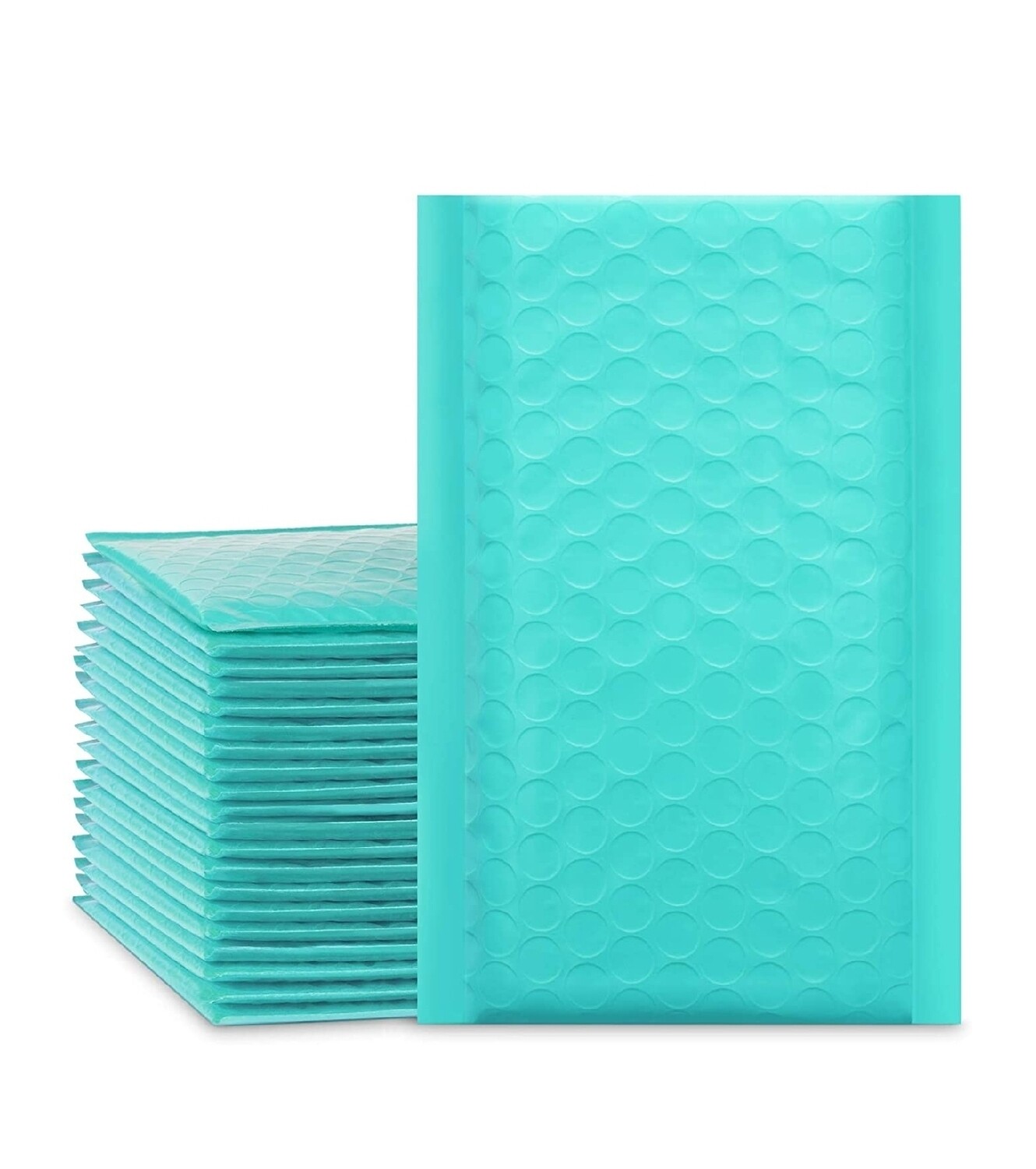 4x8 Inch Teal Poly Bubble Mailers Padded Envelopes
