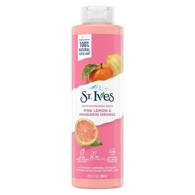 St. Ives Body Wash Pink Lemon & Mandarin Orange, 22 fl. oz