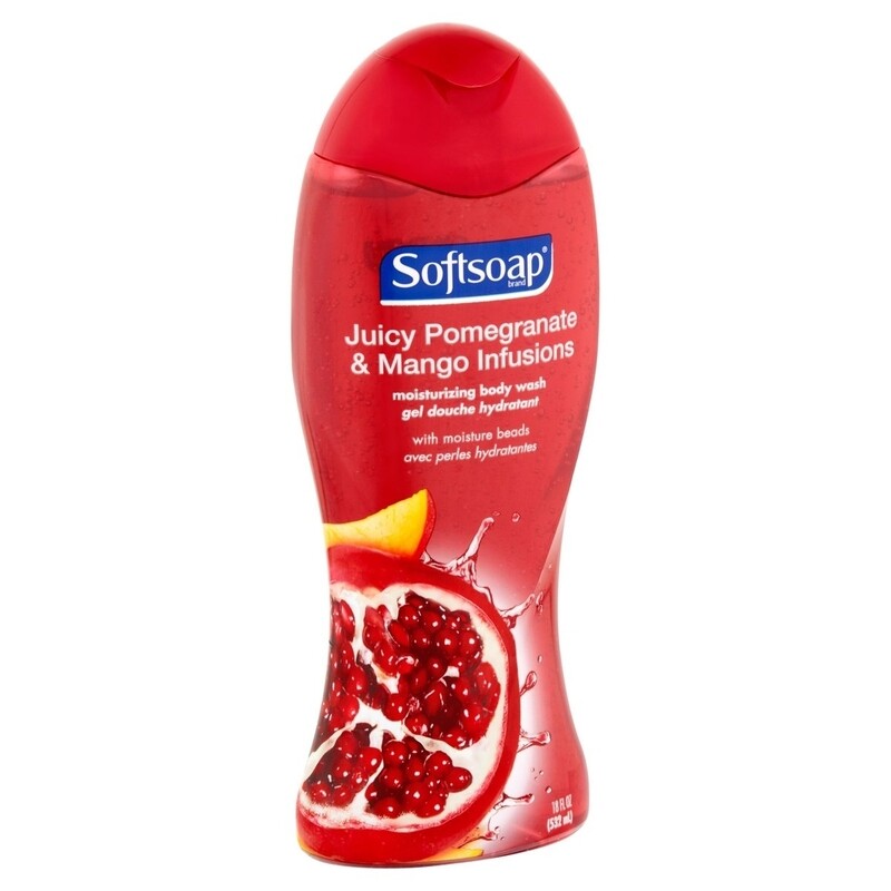 Softsoap Body Wash Pomegranate &amp; Juicy Mango, 20 fl. oz.