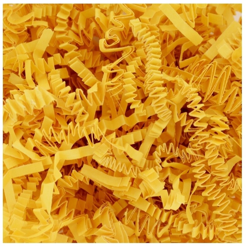 Voila Crinkle Cut yellow Decorative Shredded Paper, 1.8 oz.