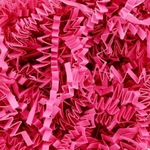 Voila Crinkle Cut Fuchsia (pink) Decorative Shredded Paper, 1.8 oz.