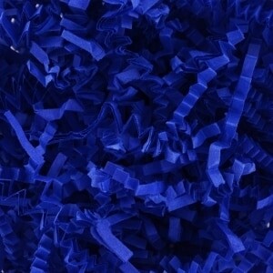 Voila Crinkle Cut blue Decorative Shredded Paper, 1.8 oz.