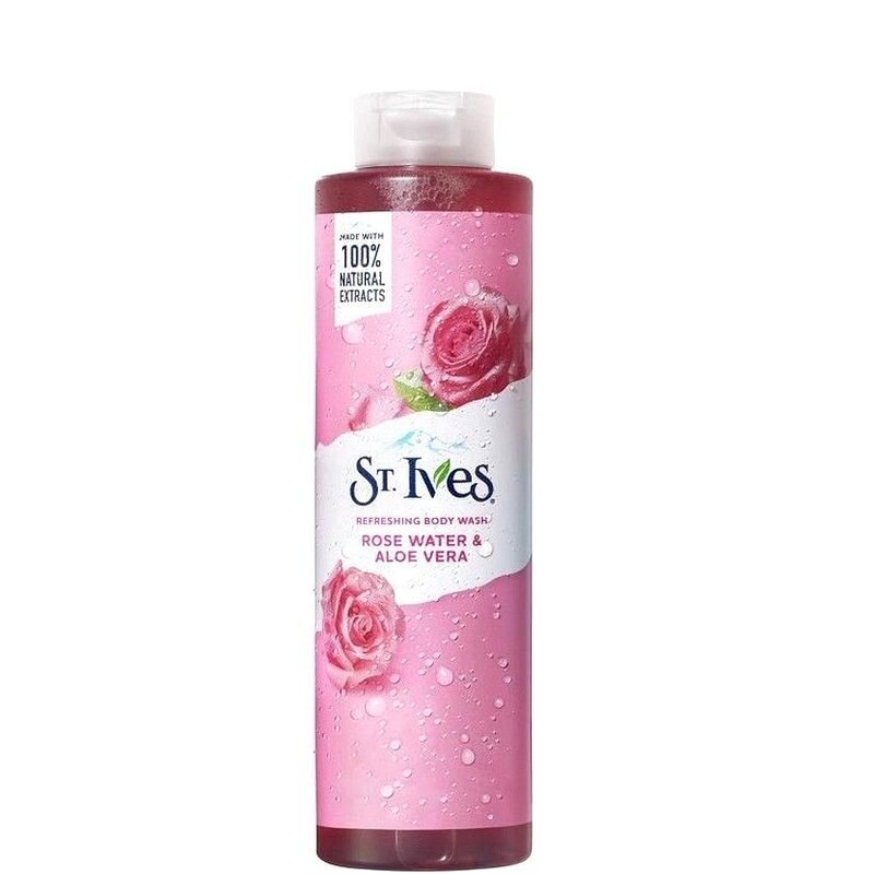 ST IVES BODY WASH ROSE WATER ALOE 22OZ