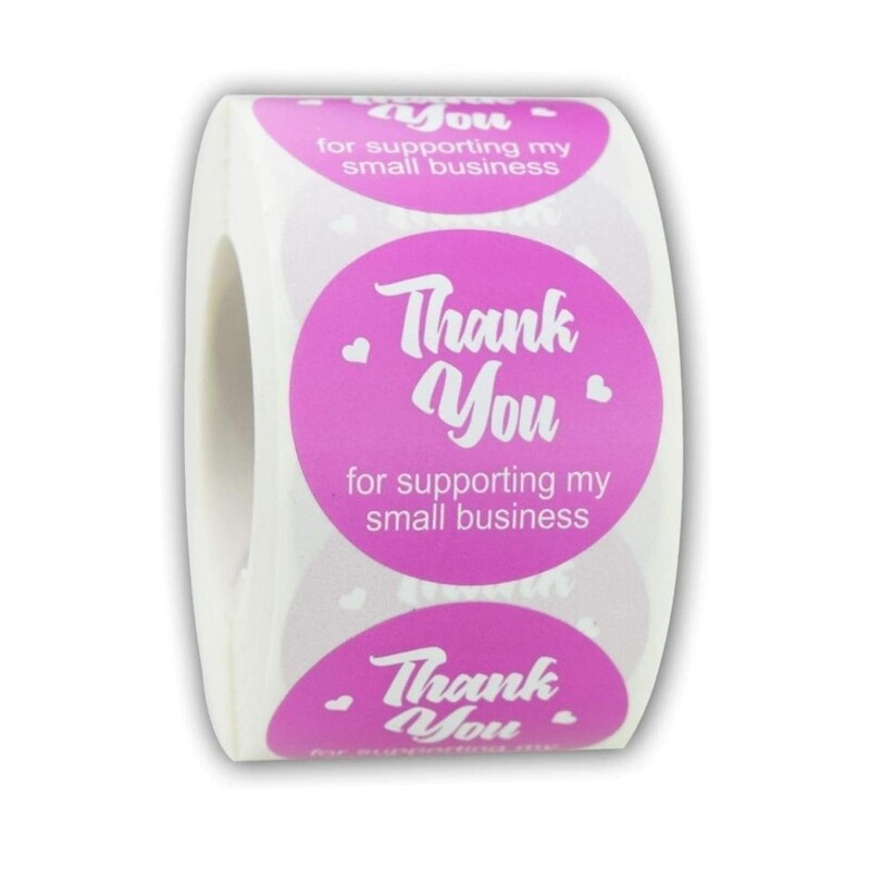 1.5&quot; Thank You for Supporting My Small Business Stickers