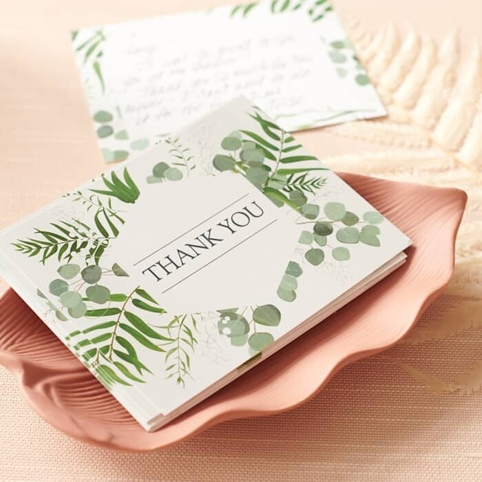 Thank you cards printing service(price per business card) 2x3.5 inch 