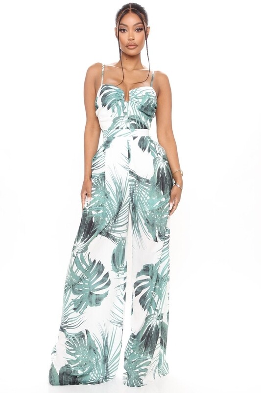 Green Jumpsuit MEDIUM- for tall persons