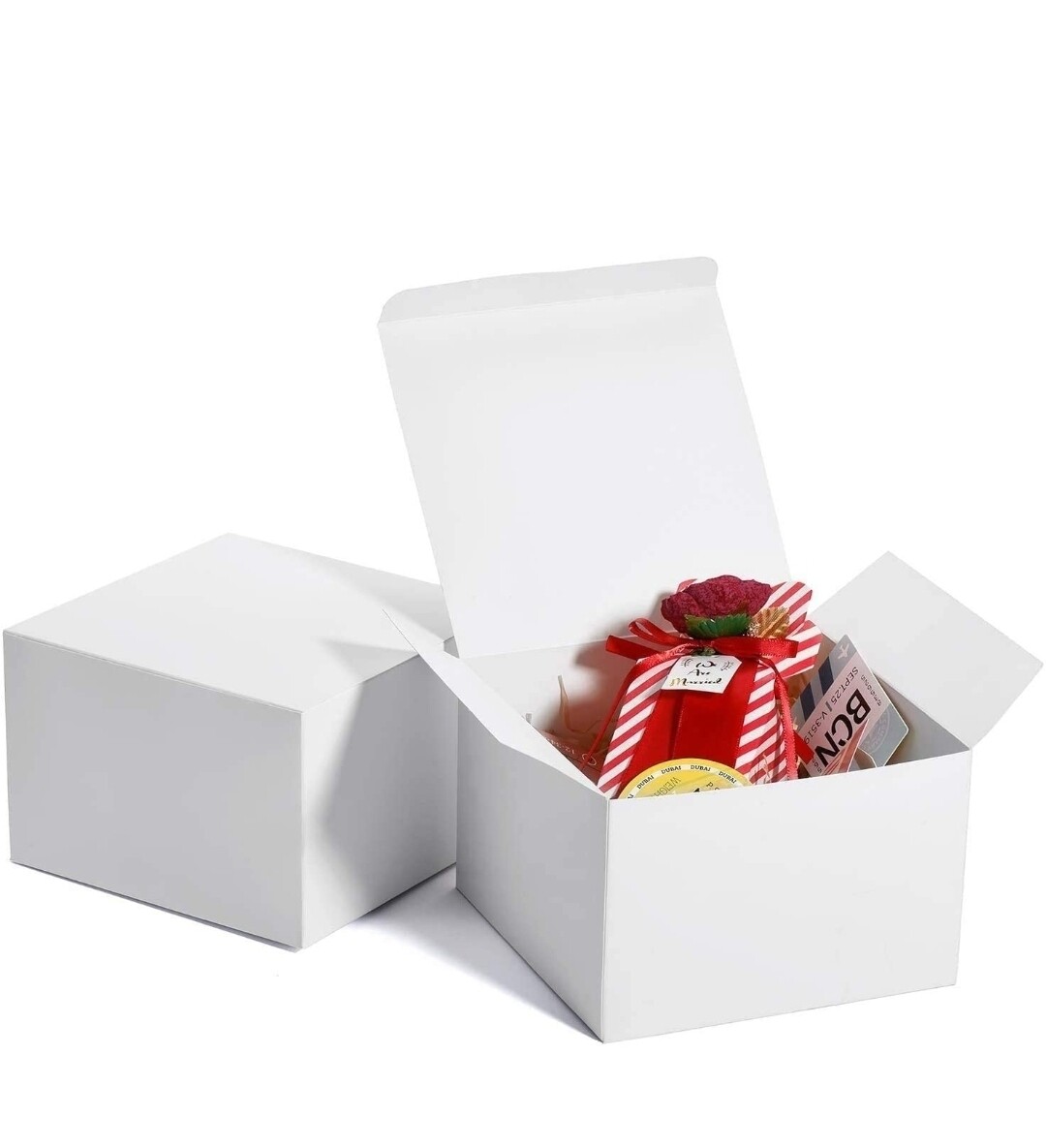 Gift Boxes - 6 x 6 x 4", White 