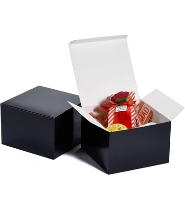 Gift Boxes - 6 x 6 x 4", black