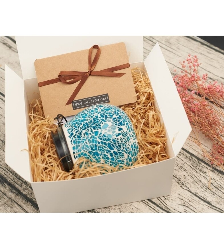 Gift Boxes - 8 x 8 x 4", White 