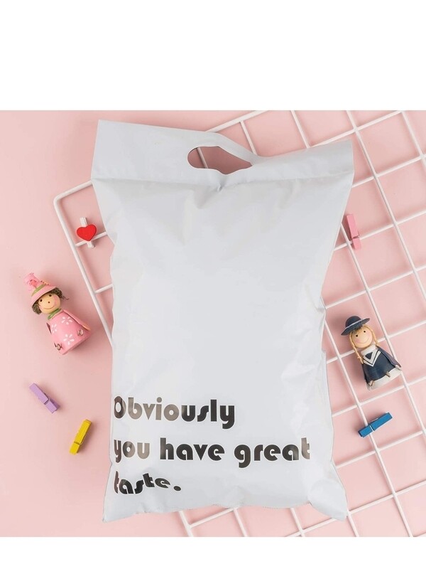 Poly Mailers 10x13 Inch White with Build-in Handle