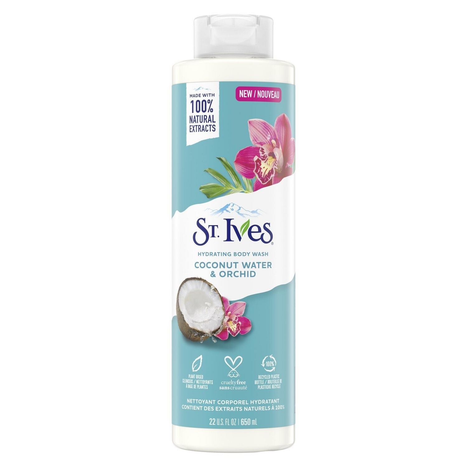 ST IVES BODY WASH COCONUT WATER AND ORCHID 22OZ