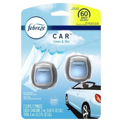 Febreze Car Freshener -Linen and Sky