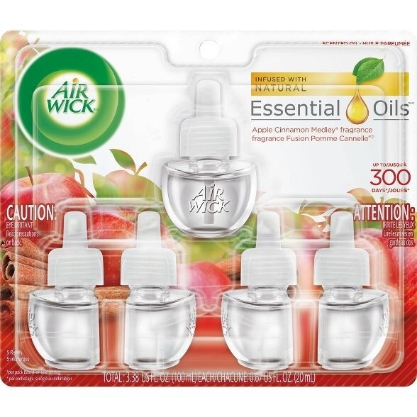 Air wick refill per bottle- Apple Cinnamon Medley