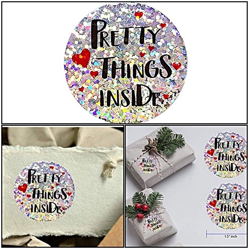  Pretty Things Inside Stickers
1.5 inch