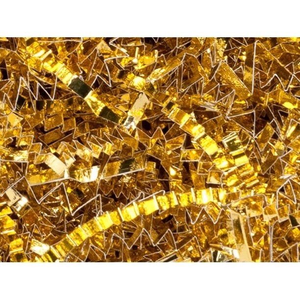Voila Crinkle Cut gold Decorative Shredded Paper, 1.8 oz.