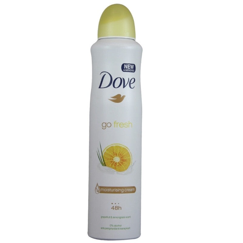 Dove Go Fresh Deodorant Spray Grapefruit &amp; Lemongrass Scent, 250ml