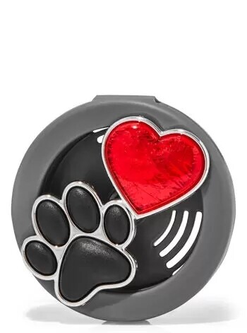 PAW AND HEART VENT CLIP