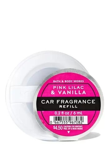 PINK LILAC &amp; VANILLA-Car Fragrance Refill