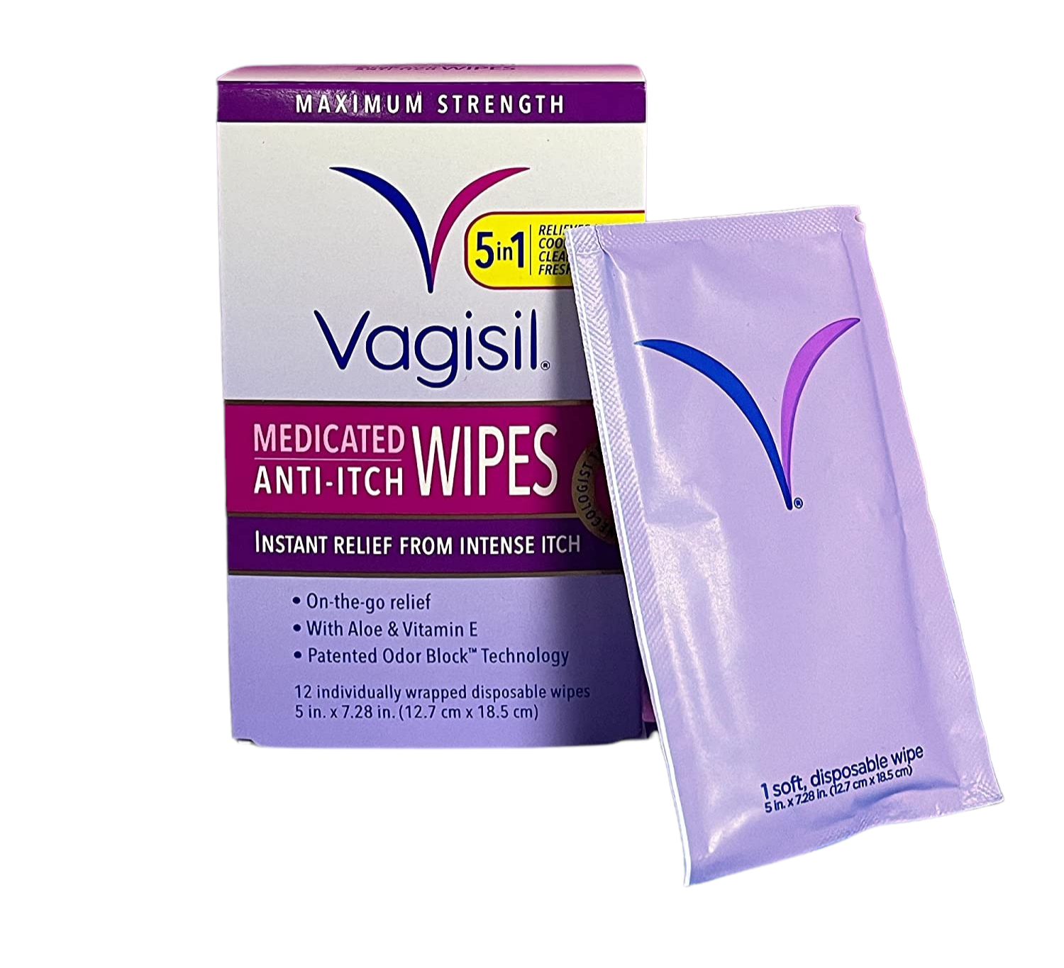 Vagisil Anti-Itch yoni wipes( 1 count)
