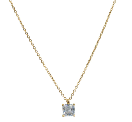 Clear pendant necklace (2nd necklace)