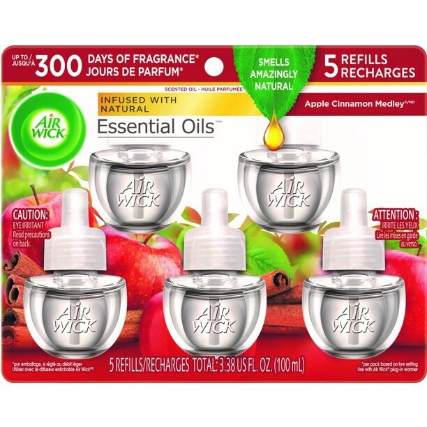 Air wick refill per bottle- Apple Cinnamon Medley