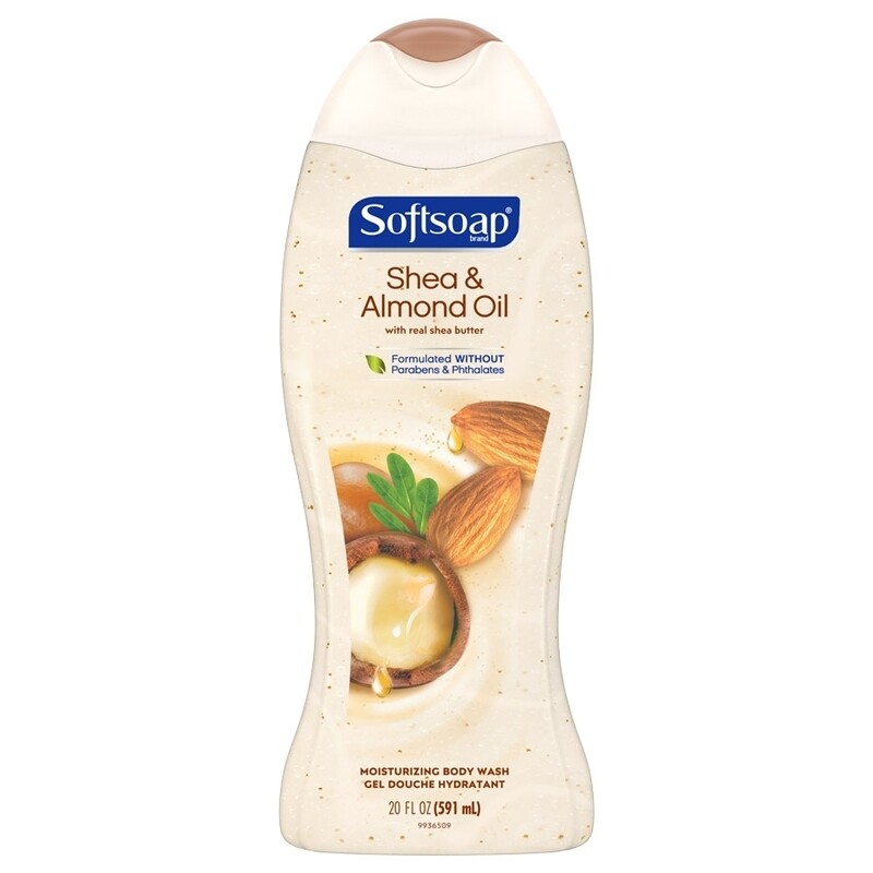 Softsoap Body Wash Shea and Almond Oil, 20 fl. oz.