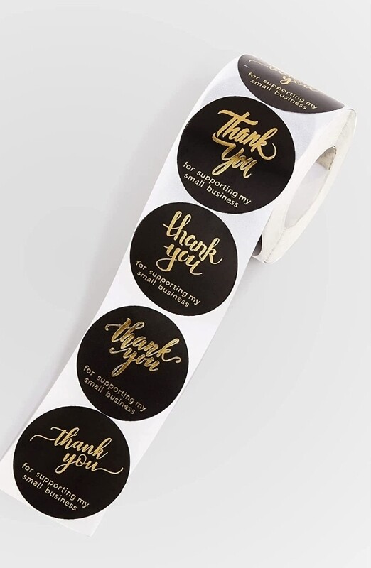 2" Thank You for Supporting My Small Business Stickers